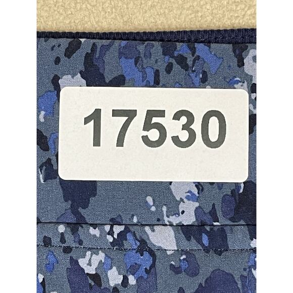 Athleta‎ Pants Womens 6 Blue Brooklyn Ankle Elastic Waist Slit Ham Lightweight - Picture 13 of 13